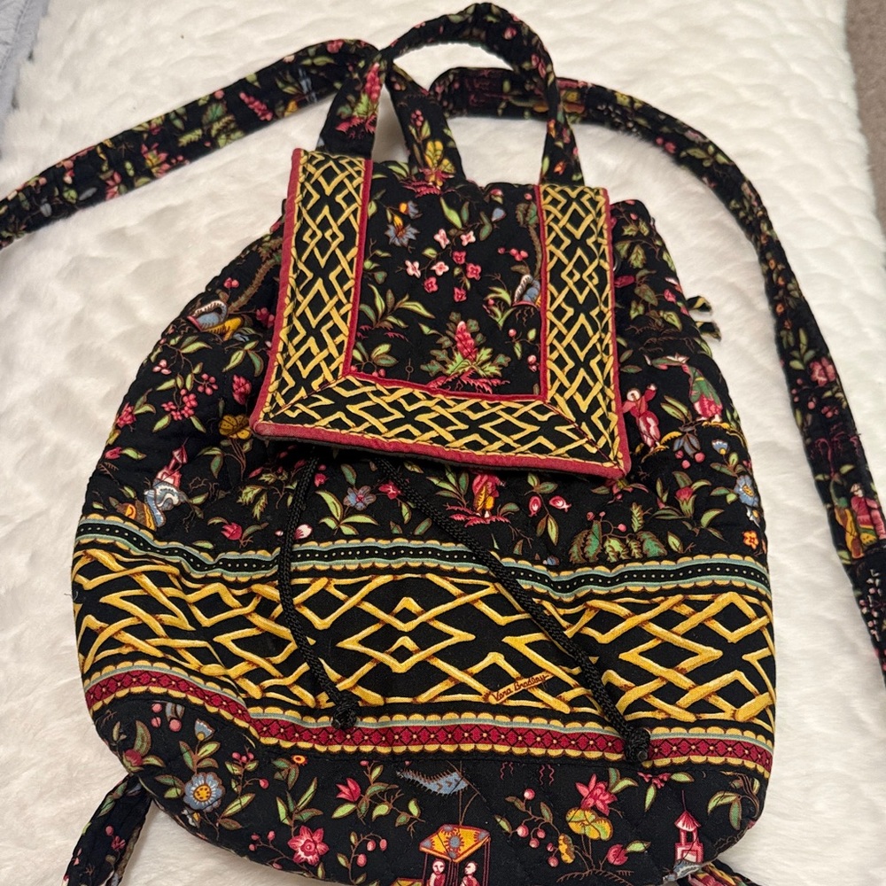 Vintage Vera Bradley “Ming” Backpack, Retired Pattern